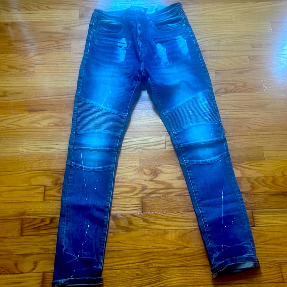 Brand new mens biker jean